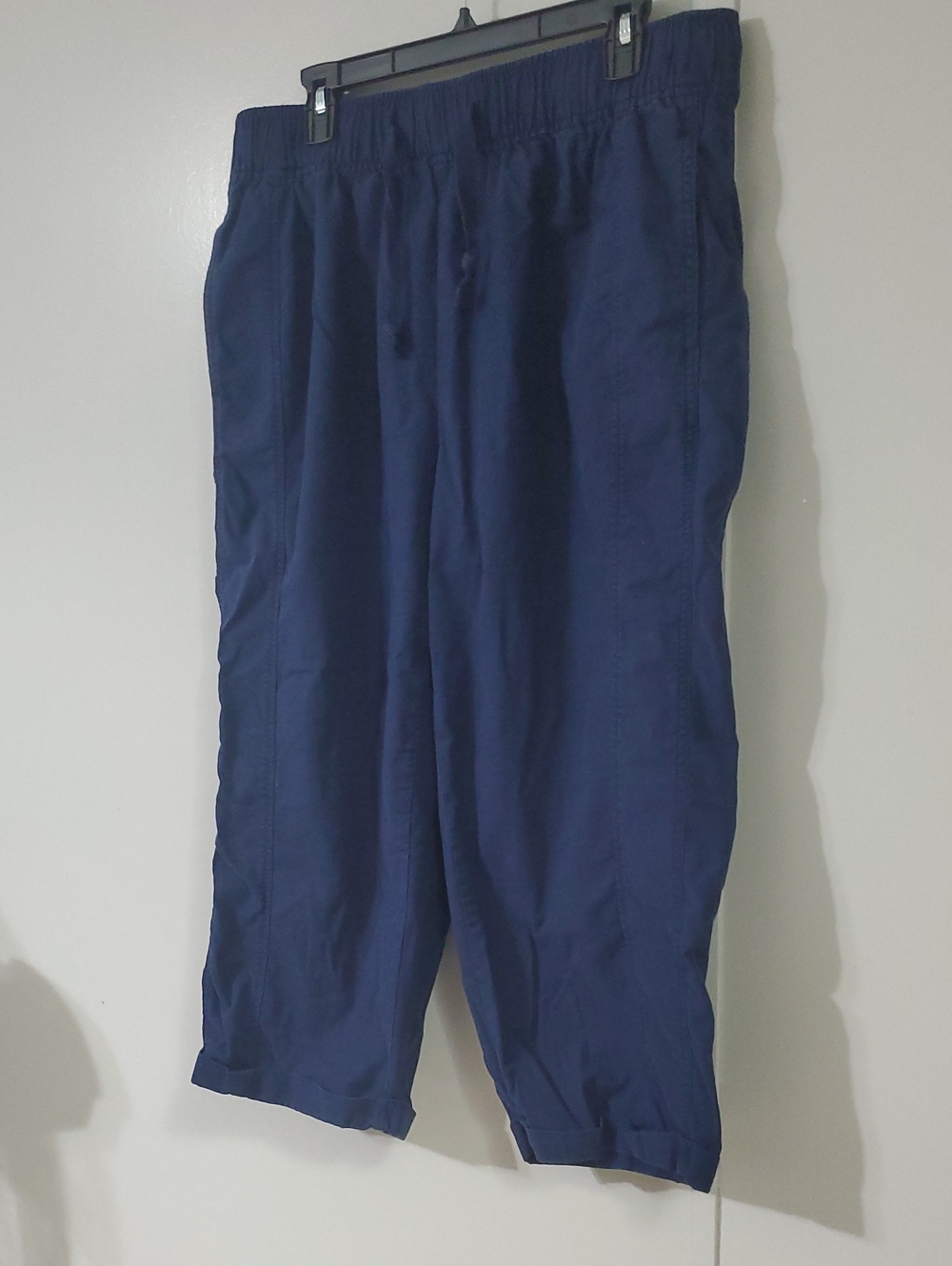 Lane Bryant 14/16 Navy Elastic-Waist Jogger Pants
